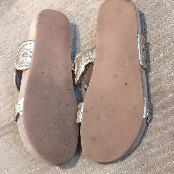 Jack Rogers Gold Sandals - Picture 6 of 7